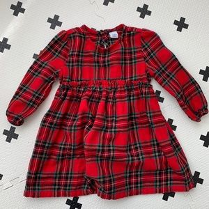 Old Navy 18 months red plaid dress